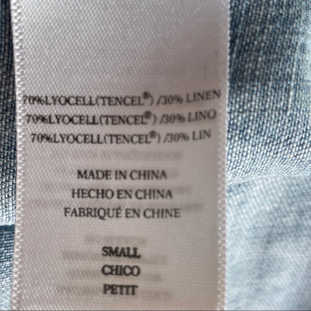 Rails Dana Raw Hem Chambray Shirt - Picture 9 of 15